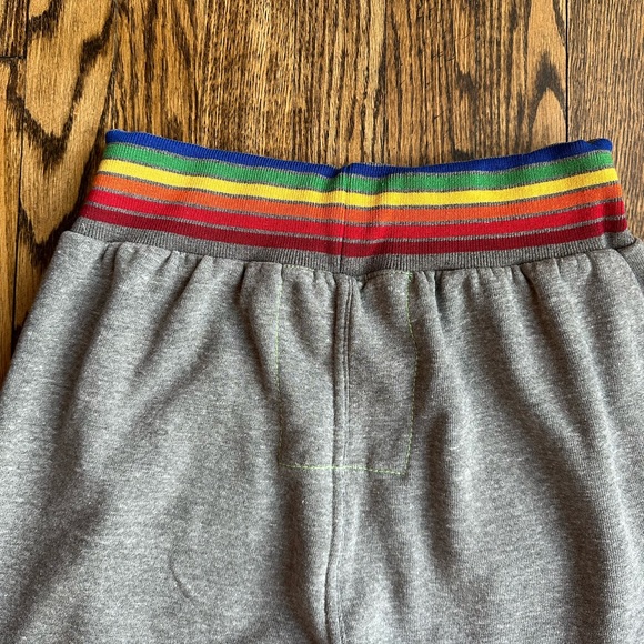 Aviator Nation Rainbow Ribbed Sweatpants Gray, Size Small - Picture 5 of 7